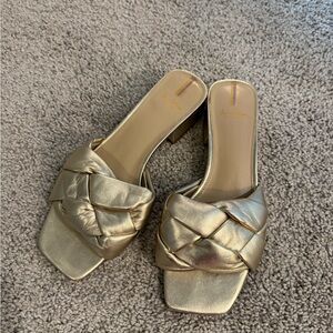 Sam Edelman Gold Braided Sandals